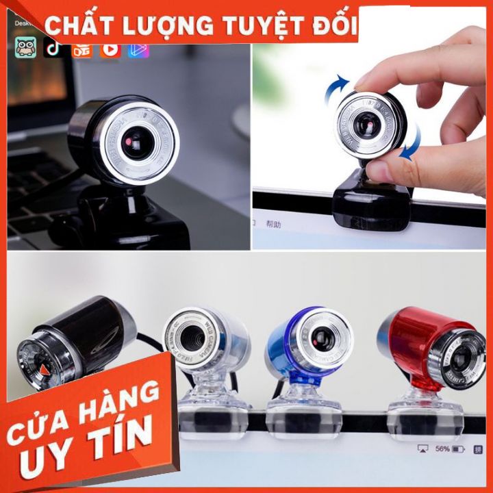 Webcam Súng CT02.Webcam Máy Tính Có Mic, Webcam Kẹp Màn Hình. Bảo Hàng 12 Tháng