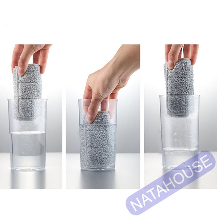 Bông Lau Nhà Chữ Nhật 38cm x 12cm Miếng Vải Lau Nhà Sợi Microfiber loại lớn