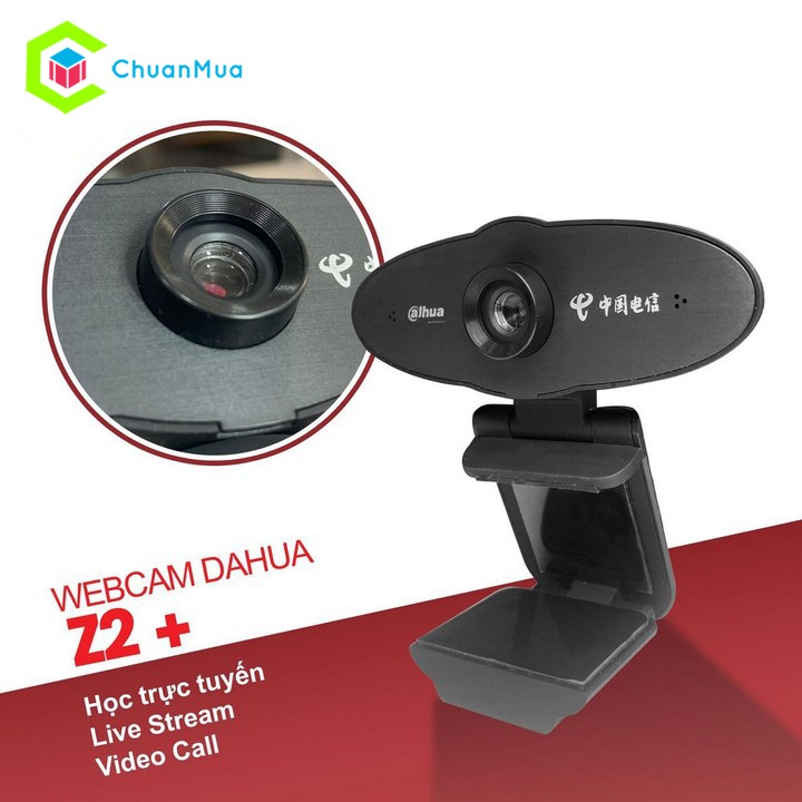 Webcam máy tính Dahua Z2+ phân giải HD 720P tích hợp Micro trò chuyện | BigBuy360 - bigbuy360.vn