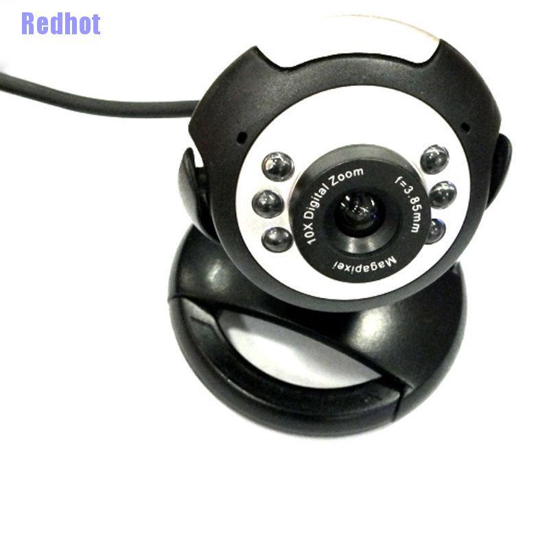 Webcam 6 Bóng Đèn Led Hd Usb 2.0 50.0m Kèm Mic Cho Máy Tính | BigBuy360 - bigbuy360.vn