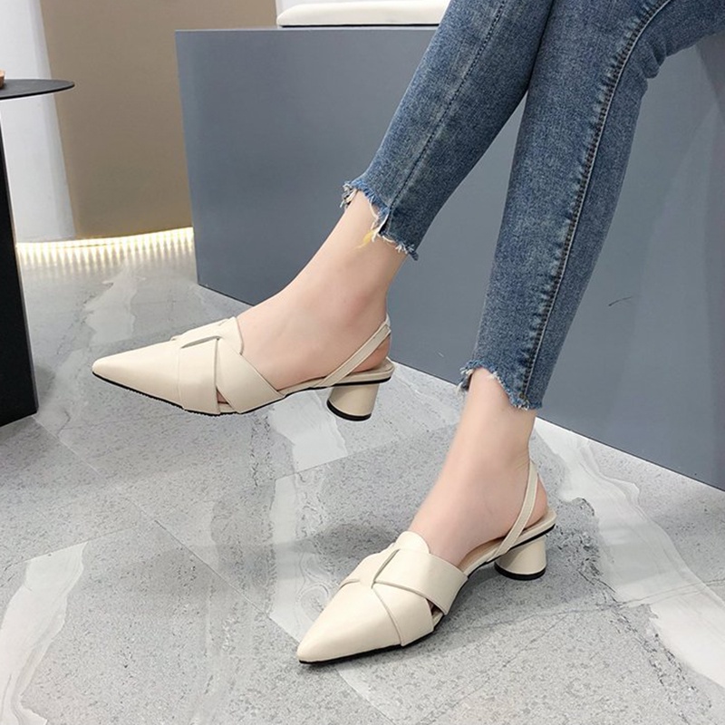 Xăng đan Cao Gót Mũi Nhọn Thời Trang Dành Cho Nữ