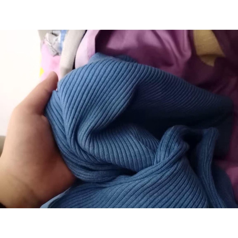 Quần ống suông thun gân Hàng QC siêu tôn dáng