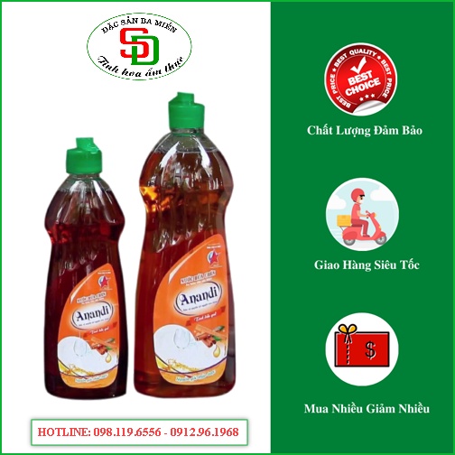 Nước Rửa Bát Tinh Dầu Quế Anandi (400ml và 750ml)