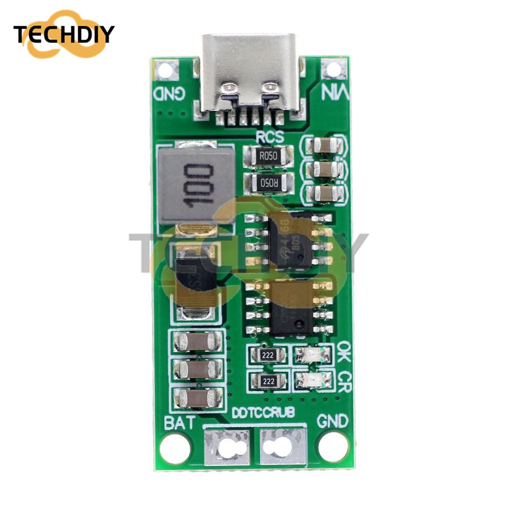 Bộ Sạc Pin Li-Ion Từ 2S 3S 4S Type-C Sang 8.4V 12.6V 16.8V 18650 Lithium
