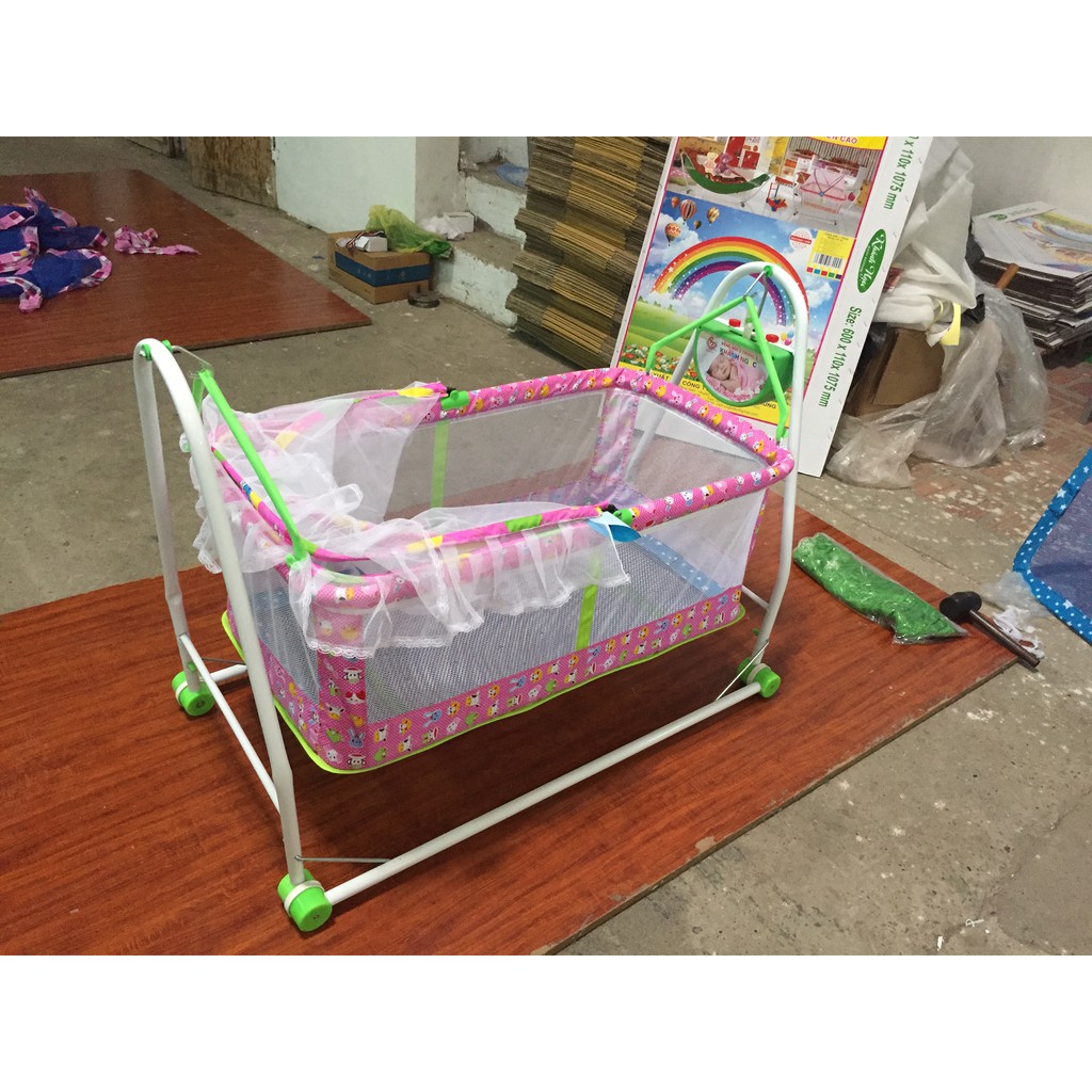 Nôi điện tự động 2 in 1 Khánh Ngọc