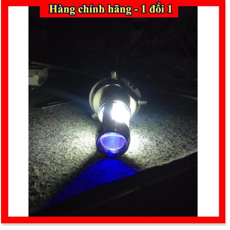 [Top sale] -  Đèn pha xe máy led 3 chân H4/E01C siêu sáng