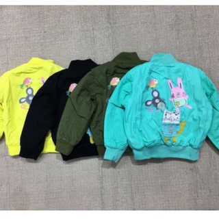 Áo kaki chần bông bé gái xuất xịn