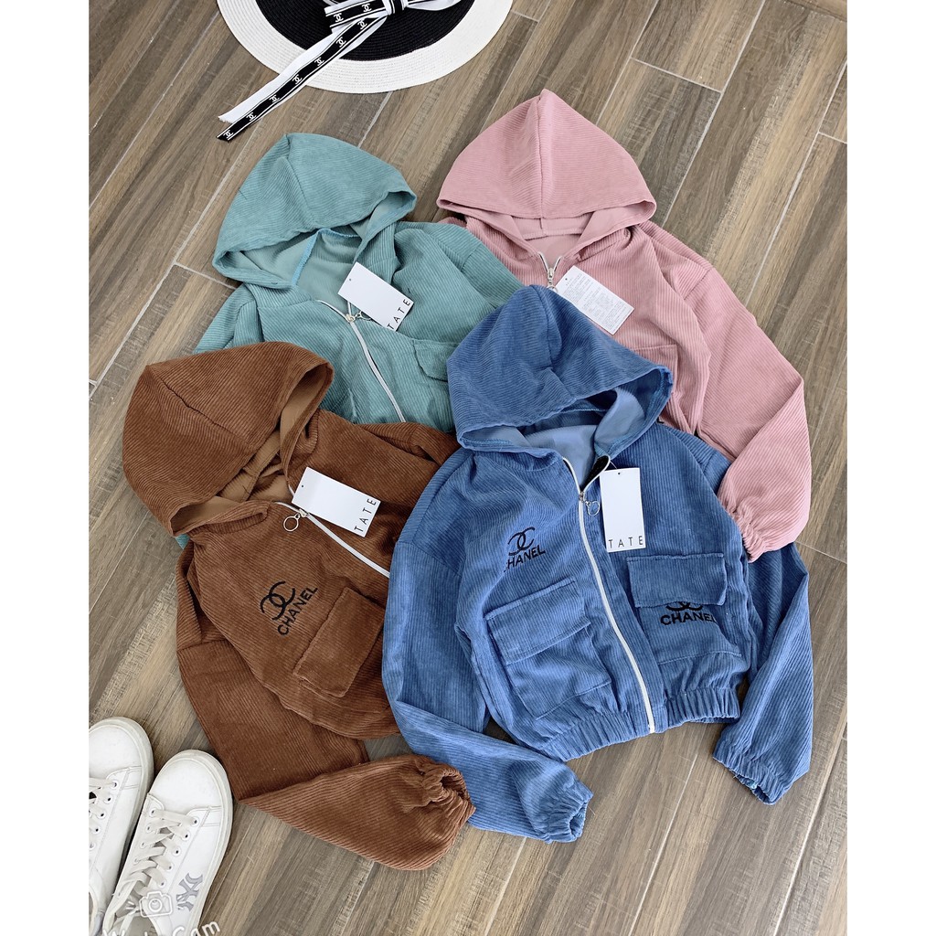 Áo Khoác Bomber Nhung Thêu Chữ HOAITHU654 | BigBuy360 - bigbuy360.vn