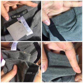 Quần Legging Xám 1 Sọc Đen #AGE2X