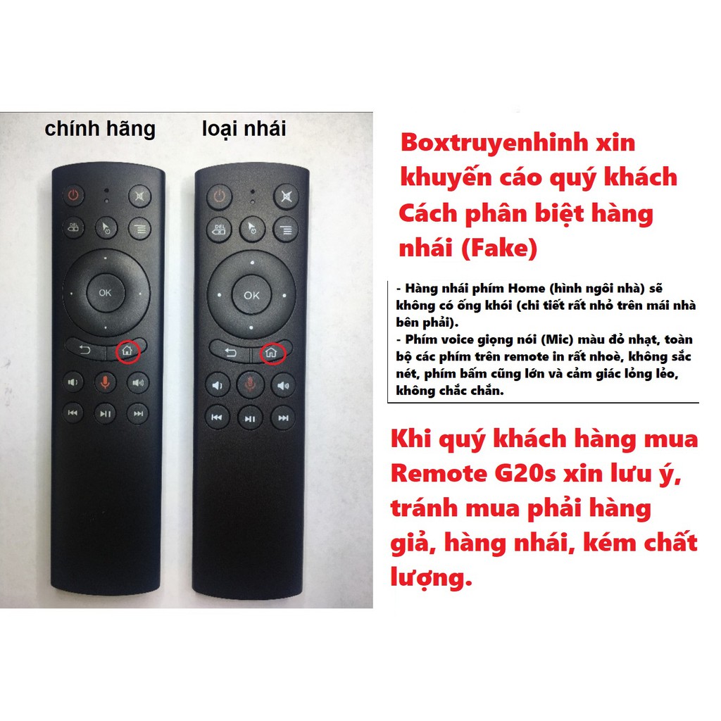 Điều Khiển G20s Chuột Bay Tìm Kiếm Giọng Nói Air Mouse Remote Voice, hỗ trợ voice giọng nói TV Box Android, TV Android