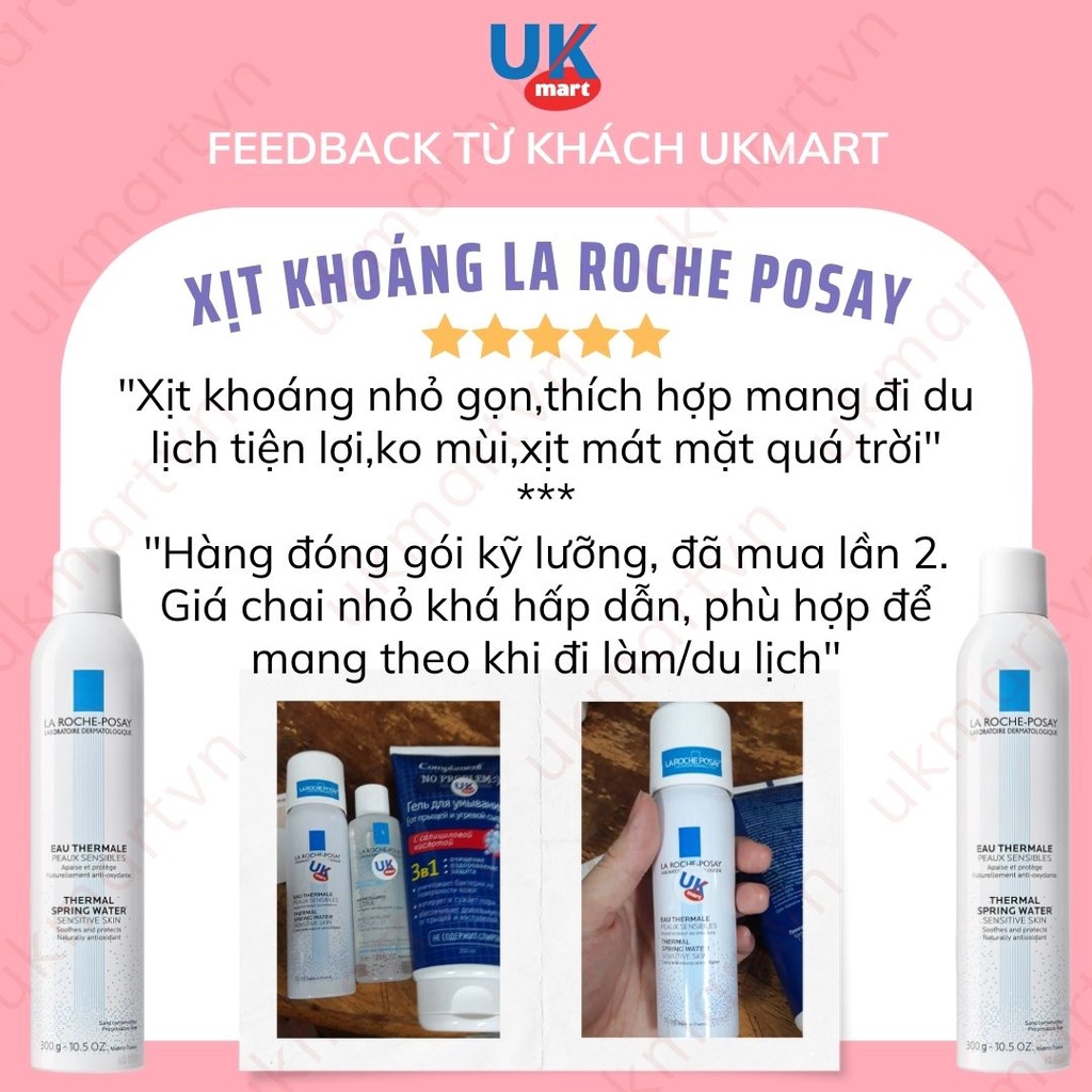 Nước khoáng giúp làm dịu &amp; bảo vệ da La Roche-Posay Thermal Spring Water 300ml