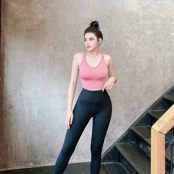 Aó bra tập gym yoga thể thao nữ dệt kim quảng châu freesize Bin Sports A188