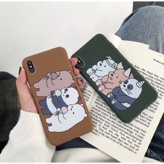 Ốp lưng iPhone 3 chú gấu con