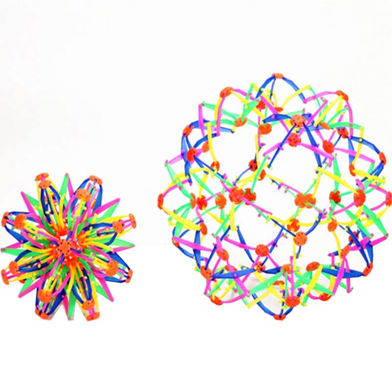 Quả bóng màu thần kì có thể xếp lại