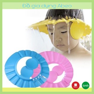 Mũ gội đầu, Mũ tắm cho bé có bịt tai - Abeo