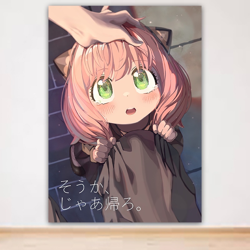 Poster dán tường anime Spy x Family khổ A3