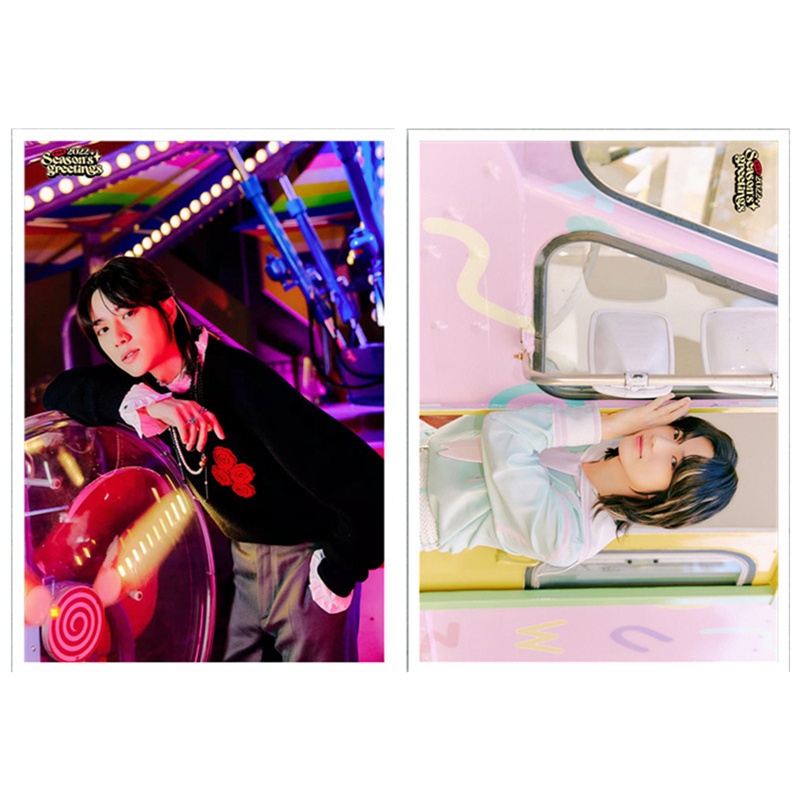 Set 2 tấm poster nhóm nhạc Kpop TXT 2022 SEASON'S GREETINGS