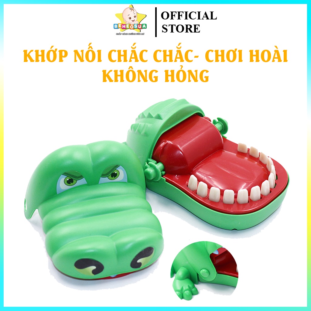 Đồ chơi Cá sấu cắn tay loại to cho bé - đồ chơi giải trí vui nhộn