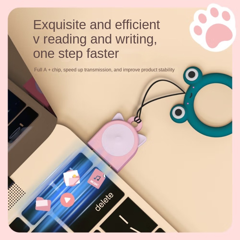 Usb 2.0 Dung Lượng 16GB 32GB 64GB 128GB Hình Tai Mèo Dễ Thương