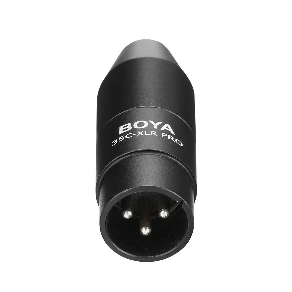 [Mã ELHACE giảm 4% đơn 300K] BOYA BY-35C-XLR PRO - Bộ chuyển đổi cao cấp từ 3.5mm TRS sang XLR