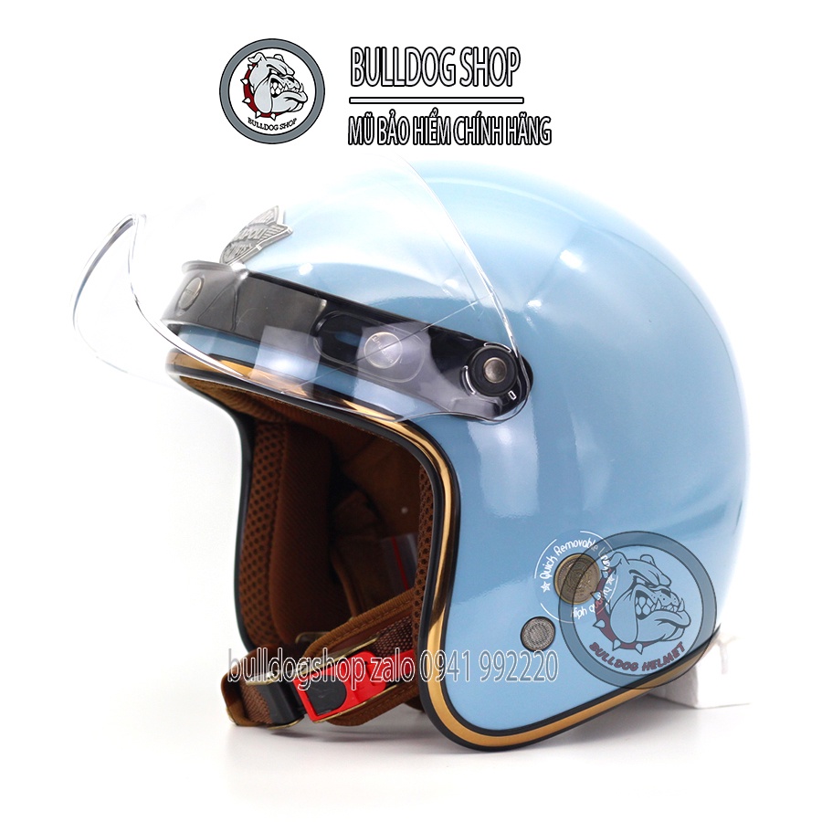 Mũ bảo hiểm 3/4 Napoli Sh Ruby New kính B1
