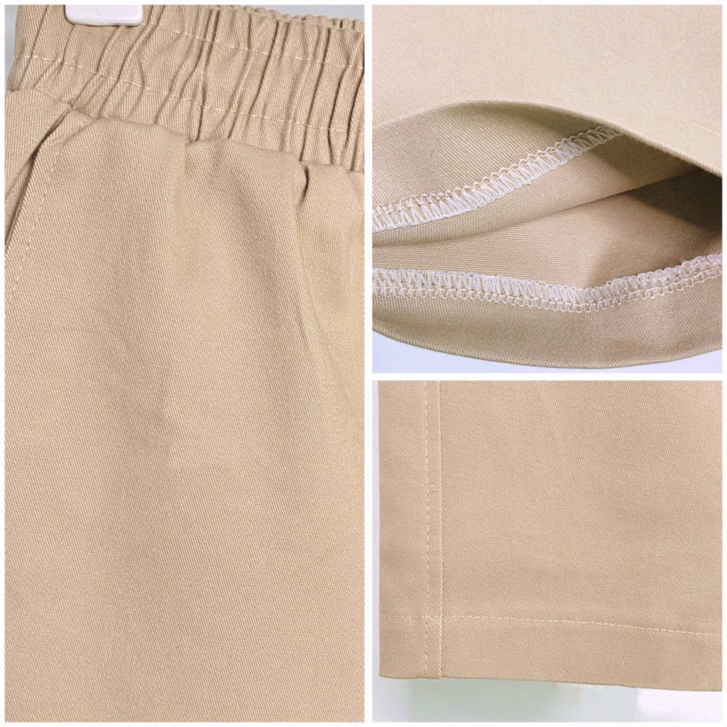 Quần Dài Baggy Nam Nữ Kaki Phối Màu Hàn Quốc Thời Trang ống rộng 100% chất liệu cotton