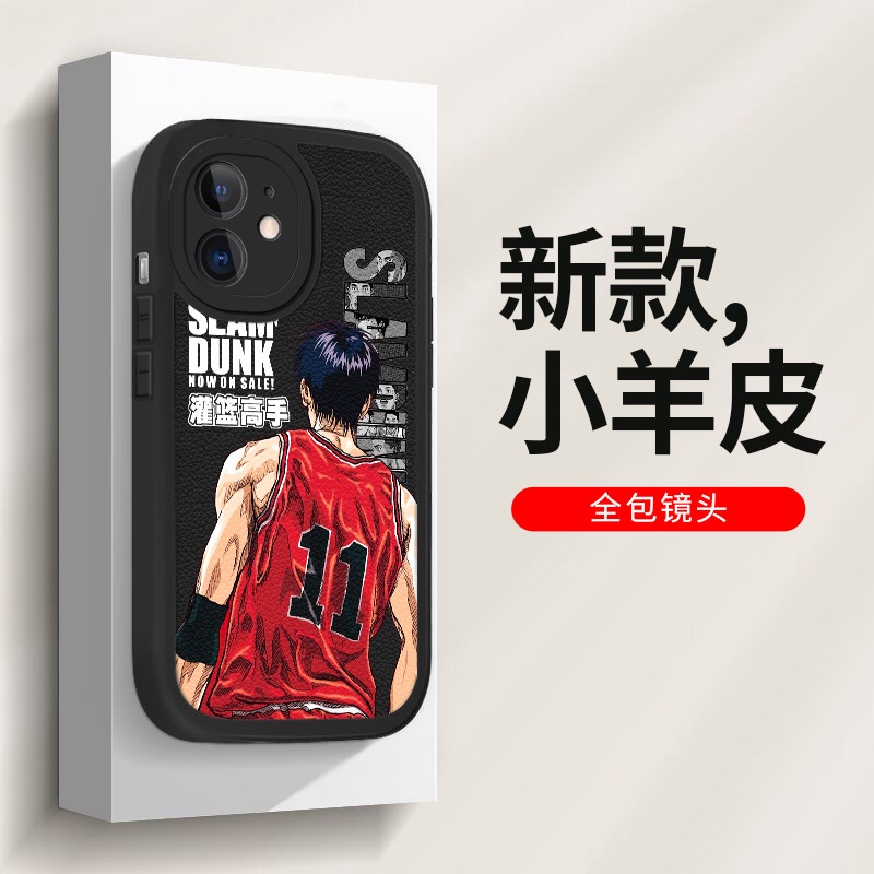Ốp Điện Thoại Mềm In Hình Slam Dunk Cho iPhone11 12 13promax xr 6 8plus