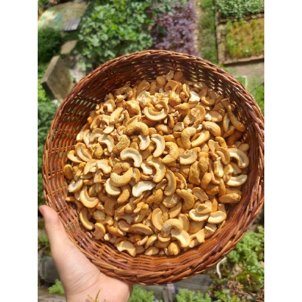 500g hạt điều rang muối sạch vỏ vỡ, hạt điều vỡ rang muối loại ngon