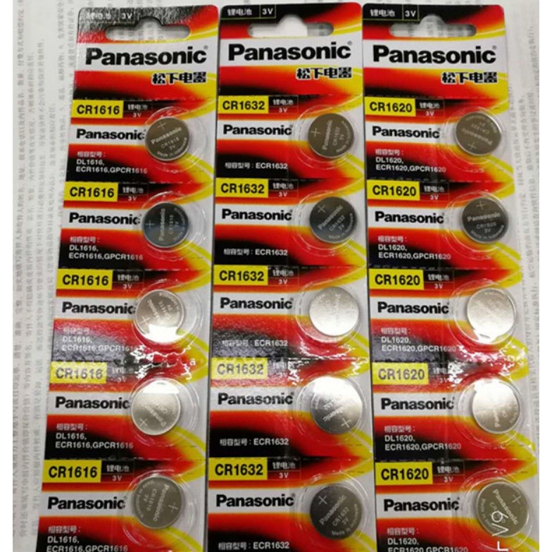 Pin nut  Panasonic CR1220 CR1616 3V Lithium chính hãng - Vỉ 1 viên