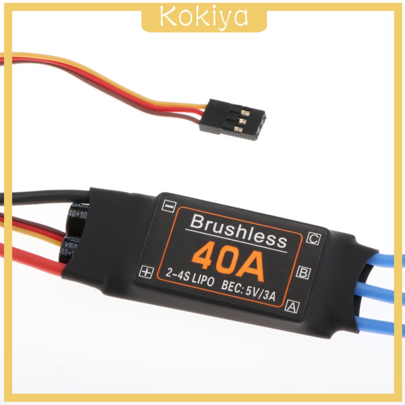 Động Cơ Không Chổi Than ESC XT60 40A Chuyên Dụng Cho Máy Bay Điều Khiển Từ Xa