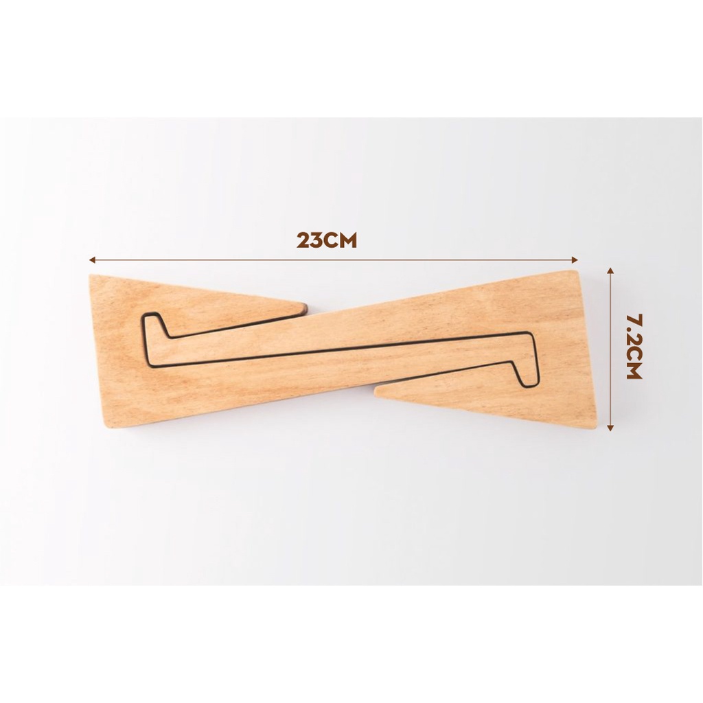 ❤️ Đế dựng Laptop Kiểu Dáng Thiên Nga Dạng Chữ V Kê Tản Nhiệt Kiêm Dựng Gọn Laptop MacBook Từ Gỗ Thông Tự Nhiên.