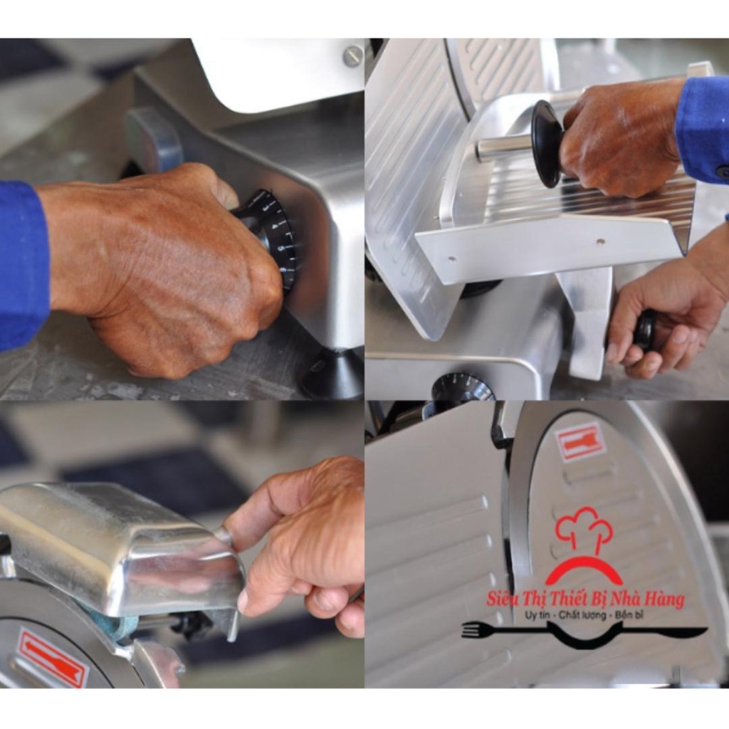 Máy thái thịt chín, thịt đông lạnh 300ES_Thái Thịt Chín, Củ Quả, Bánh Mỳ, Giò Chả_BH chính hãng