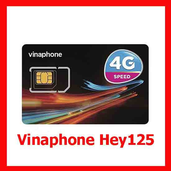 Sim 4G Vinaphone Hey125 tặng 1500 phút nội mạng