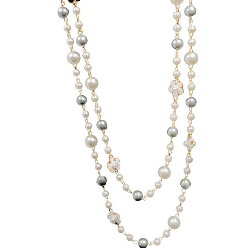 Vòng Cổ Chuỗi Hạt Ngọc Trai Giả Thời Trang Cho Nữ