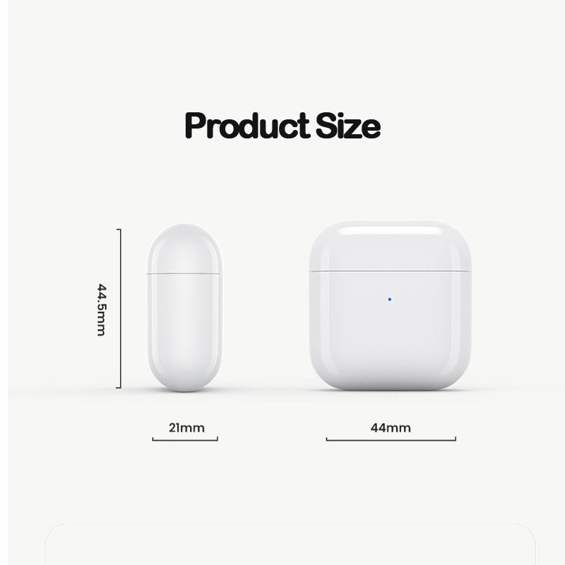 Tai nghe bluetooth pro 5 , Tai nghe bluetooth Airpod Pro 4 Cao cấp , Tai Nghe Không Dây Dùng Cho IOS - Android