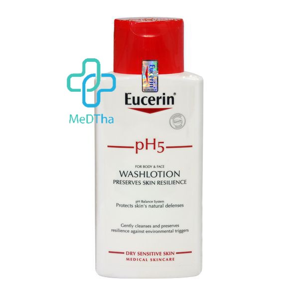 Sữa Tắm Eucerin pH5 - Sữa tắm cho da nhạy cảm, tắm chăm sóc cơ thể, làm sạch da (200, 400, 1000ml) [Chính hãng]