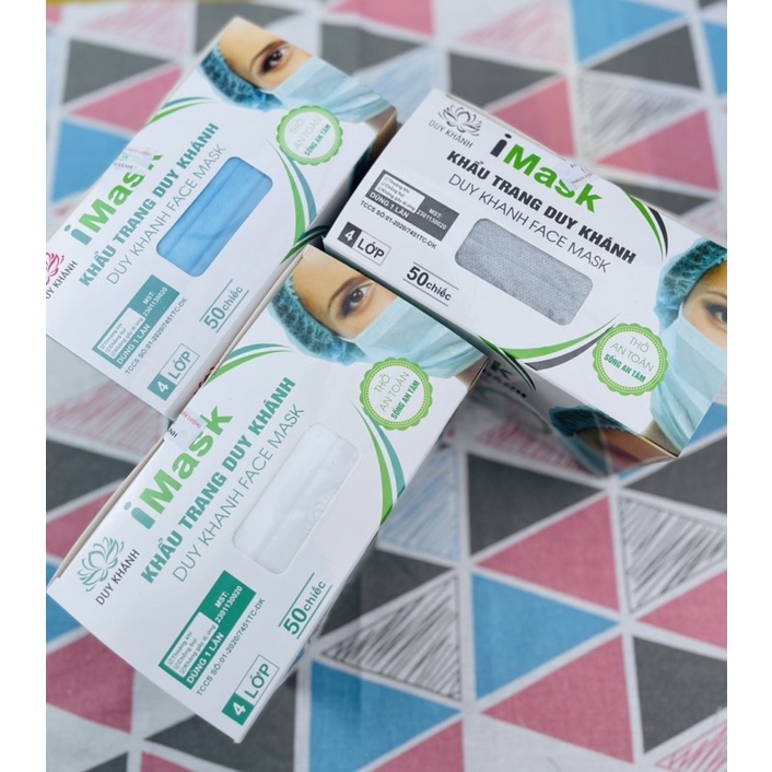 Hộp Khẩu Trang Y Tế 4 Lớp (50 cái) | BigBuy360 - bigbuy360.vn