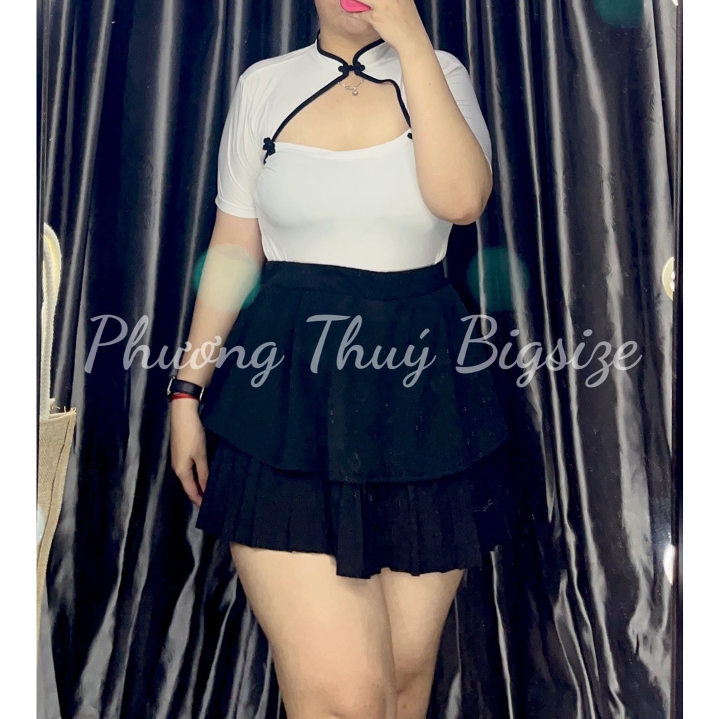 Áo kiểu Trung Hoa khoét ngực nữ bigsize