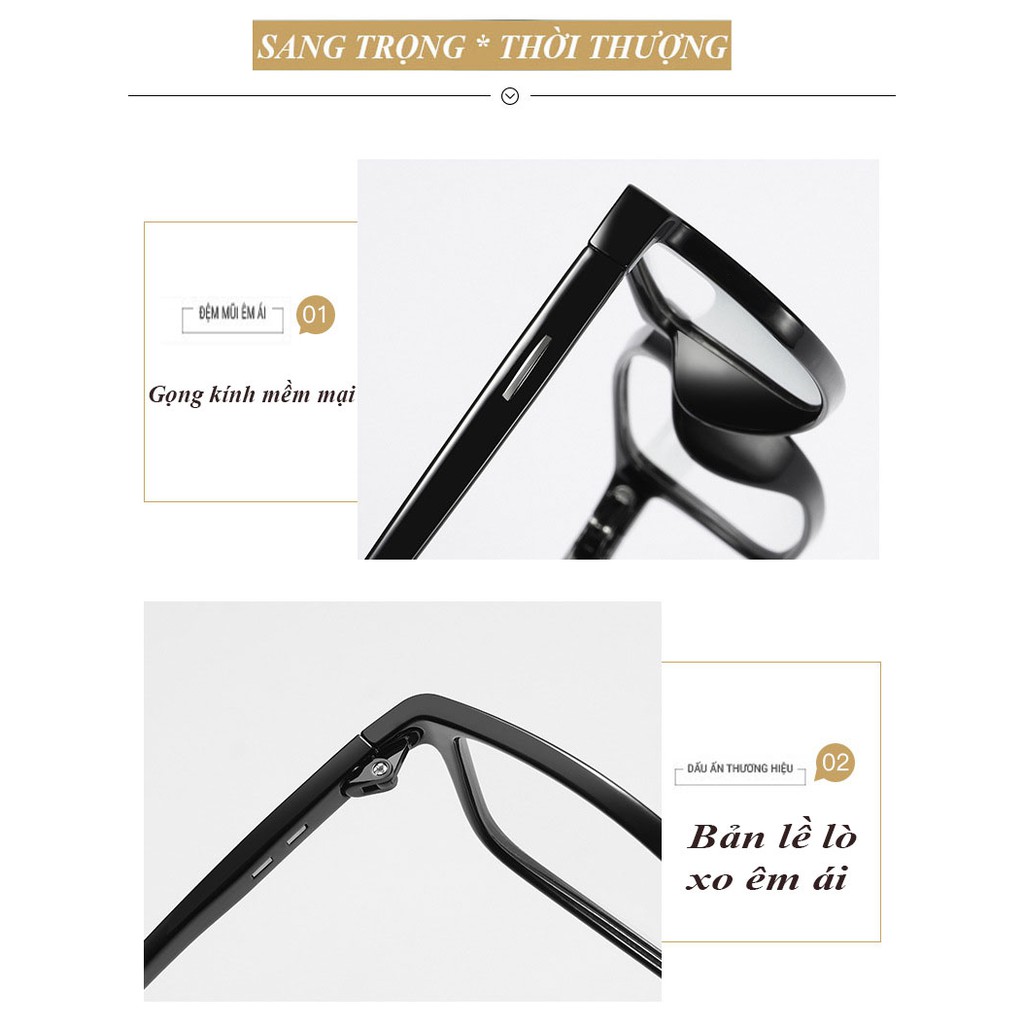 Kính Mát Unisex Style Hàn Quốc Cực Hot Chống Tia UV400,Chống Ánh Sáng Xanh Bảo Vệ Mắt