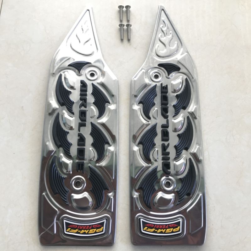 Phụ Kiện AB Air Blade 2011 2012, Airblade Đầu Bò Ốp Mạ Crom