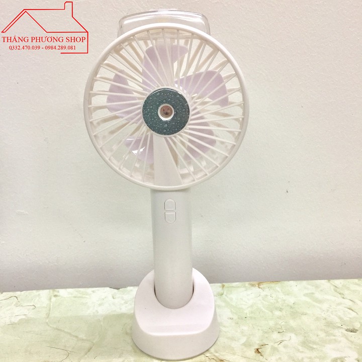 Quạt Phun Sương Tích Điện Cầm Tay - Để Bàn Mini F168 Chính Hãng | BigBuy360 - bigbuy360.vn