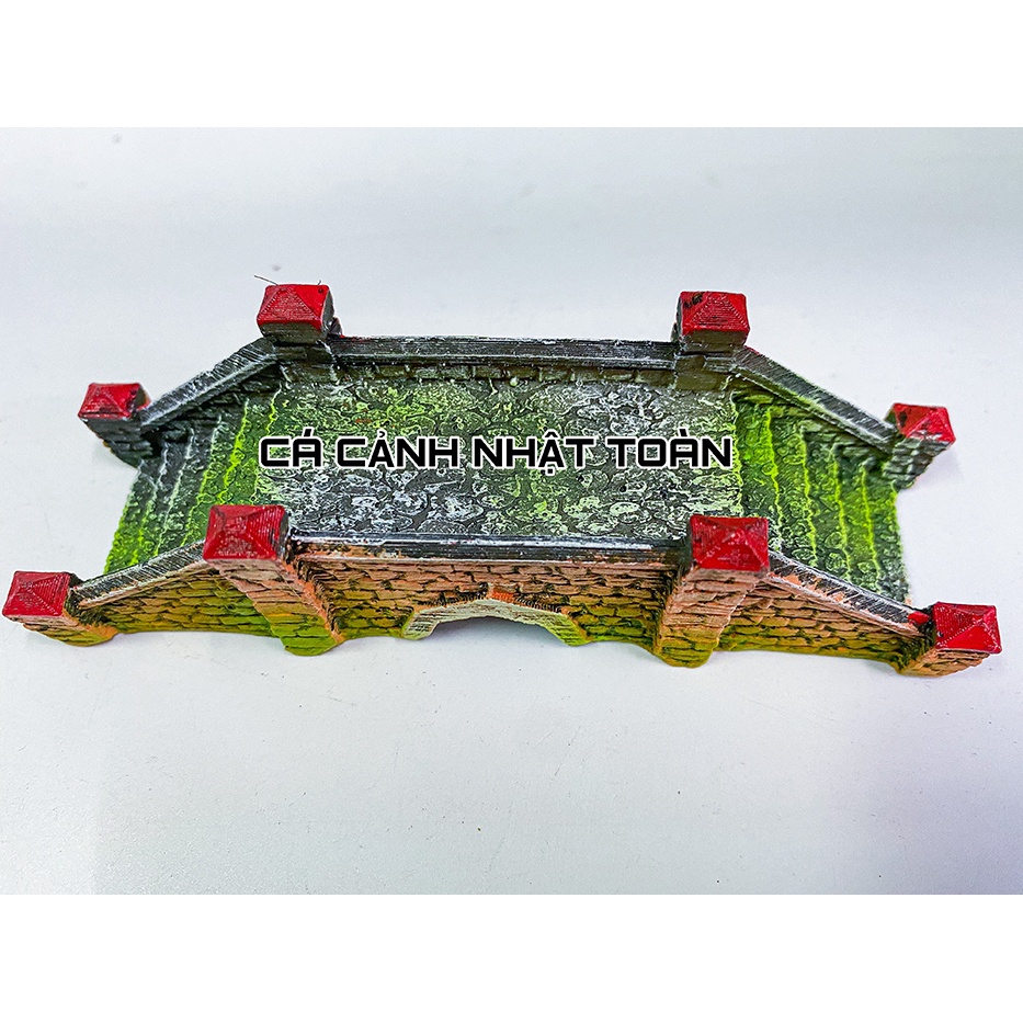CẦU TRANG TRÍ BỂ CÁ, NON BỘ 13X3X3CM