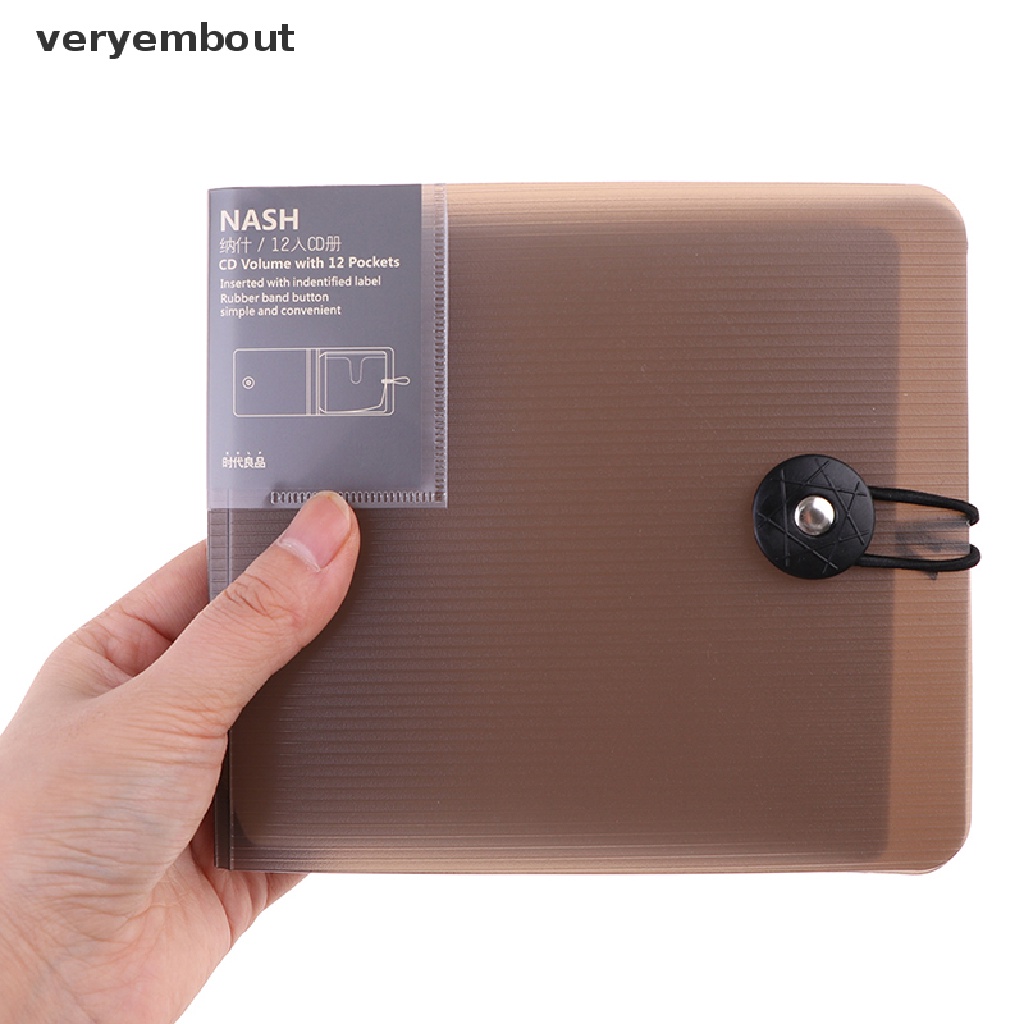 Túi đựng đĩa CD DVD thiết kế 12 ngăn tiện dụng