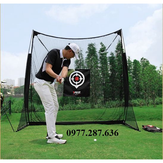 Khung lưới tập golf PGM lồng tập swing trong nhà hoặc ngoài trời di động LT007