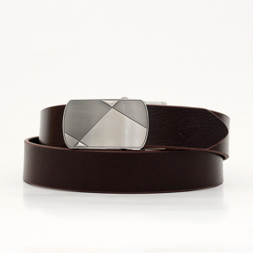 Thắt lưng da bò khóa lăn Anh Tho Leather - SML02