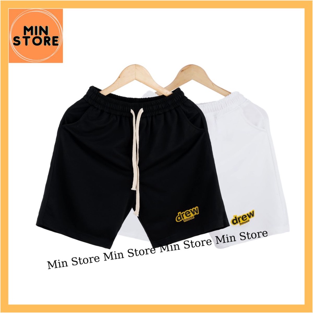 Quần Short Nỉ Nam Nữ In Chữ D.rew Chất Nỉ Cạp Chun Dây Thắt . Quần Đùi Đi Biển Đi Chơi Đi Cháy Phố M2023