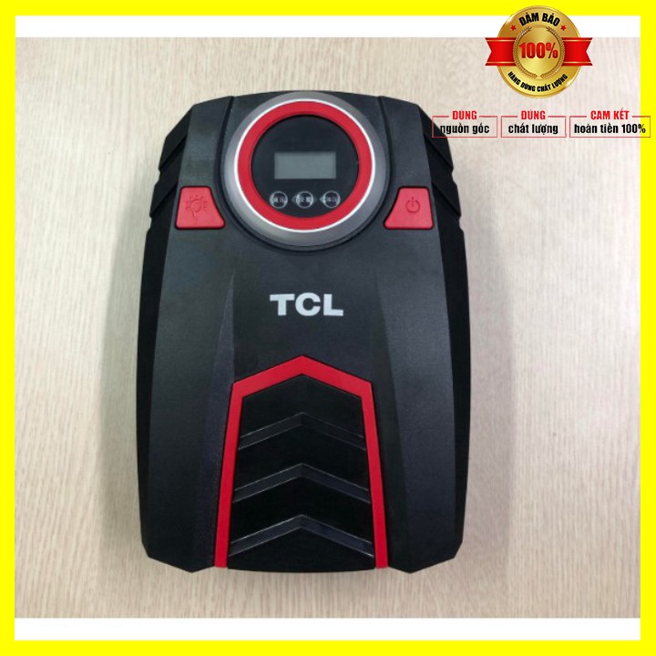 Máy bơm lốp ô tô màn hình Led tự ngắt nhãn hiệu TCL TD3 Công suất 120W, nguồn tẩu 12V - bảo hành 12 tháng
