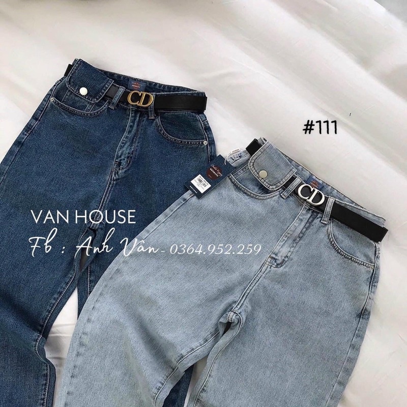 QUẦN JEANS BIGSIZE ✈️FREESHIP Quần baggy túi nắp bigsize size lớn 30 đến 35 Ms 111