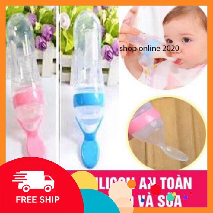 ( Hàng Đẹp ) [ ] Bình thìa ăn dặm cho bé ( ẢNH THẬT ) ( ảnh thật )