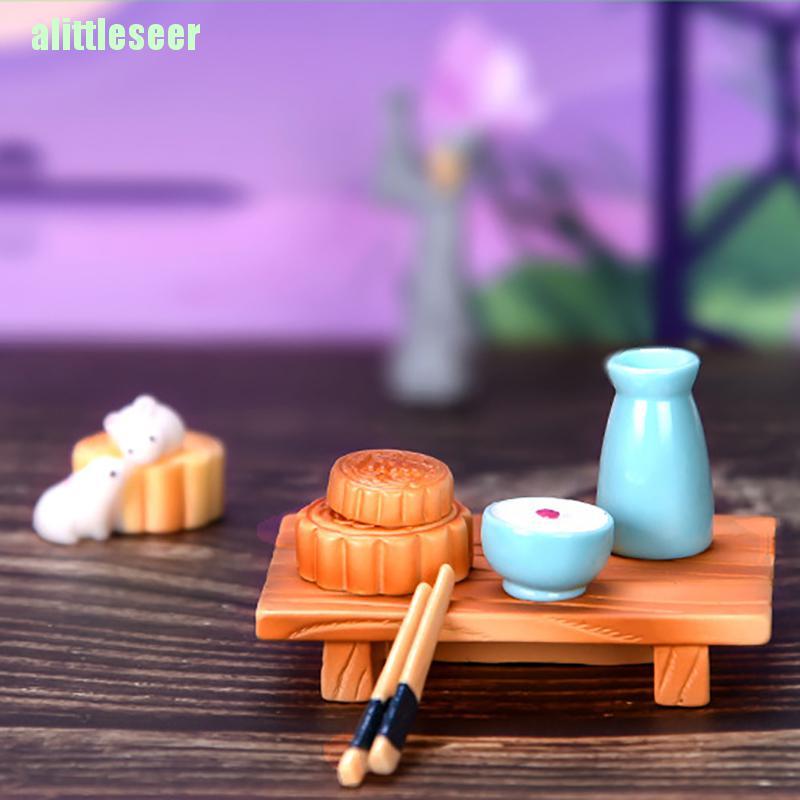 [REE] Tượng Thỏ Mini Trang Trí Vườn Mùa Thu